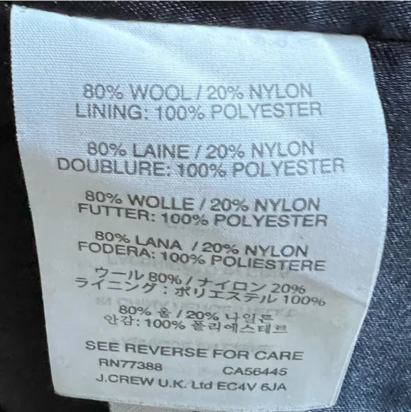 J. Crew Melton Wool Navy Blue Pea Coat With Toogle Front And Hood Size 00 - Picture 10 of 11